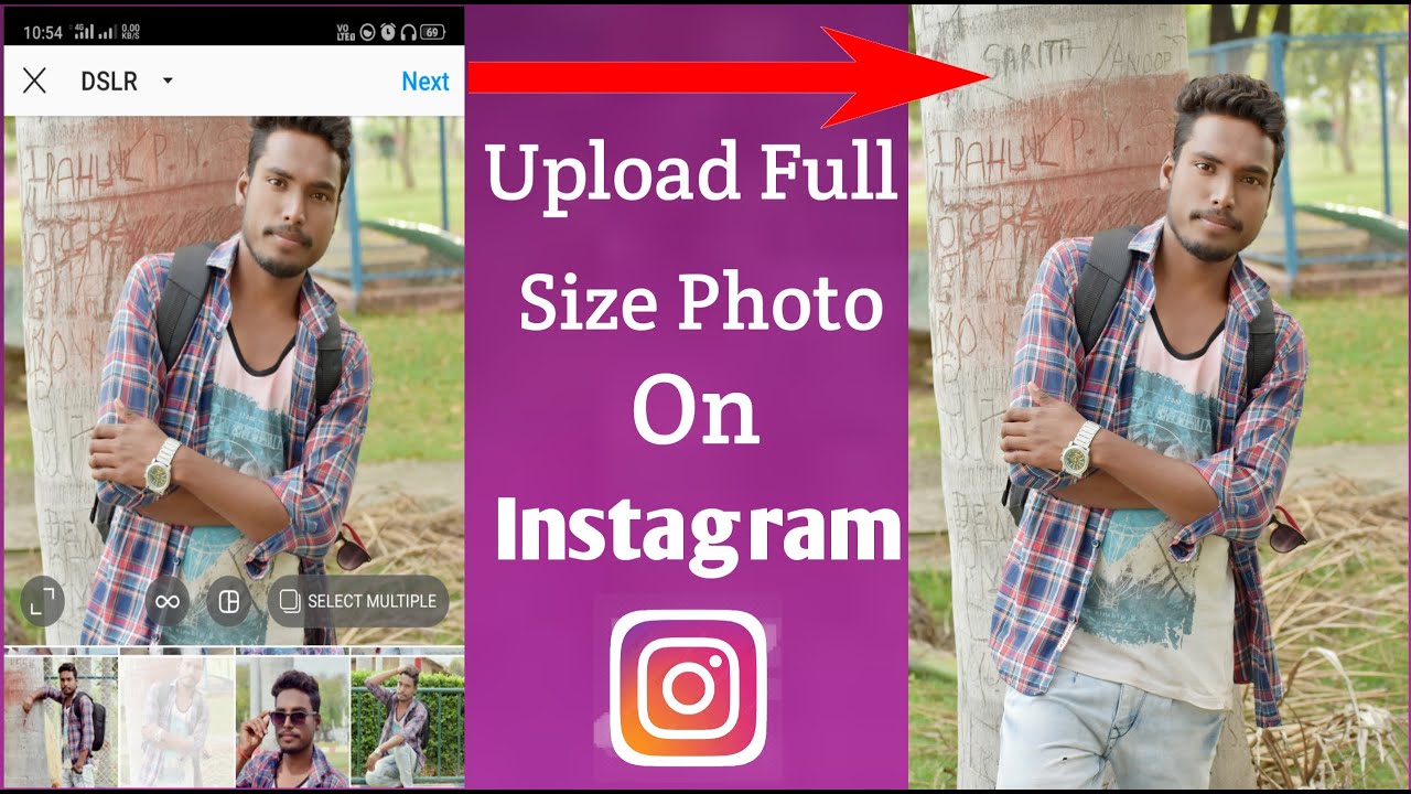 How To Upload Full Photo On Instagram Without Crop 2020|How To Post ...