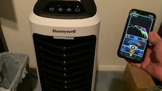 Honeywell TC10PEU Evaporative Cooler Sound , Temp and Output of Air Tests