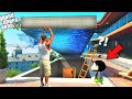 Franklin  shinchan found secret bunker under franklins swimming pool in gta 5