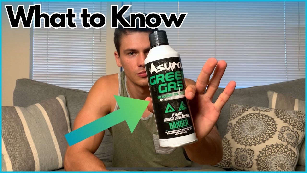 Asura Power Green Gas For Airsoft Guns - Pack Of 2, For Pistols, Rifles & Handguns-377366