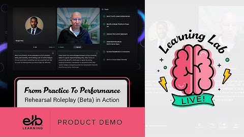 Learning Lab LIVE! | From Practice To Performance: Rehearsal Roleplay (Beta) in Action