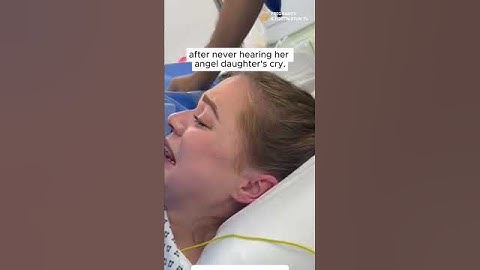 😭😭Mom Hears Baby’s First Cry After Loss 🥹🌈