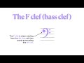 Understanding the F clef (bass clef) to read your first notes in less than 2 minutes - 2024