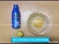 Diycoconut oil hair mask