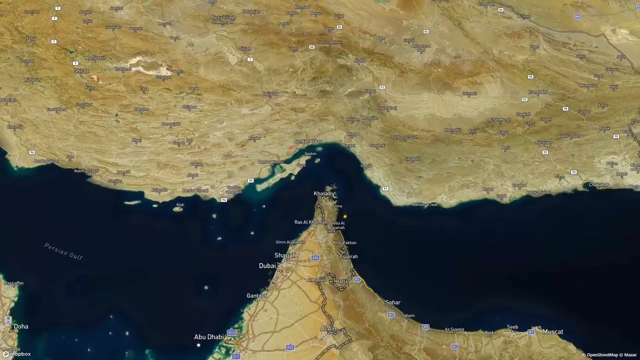 Strait of Hormuz: AI-Generated Animated Map Documentary | GeoTasker