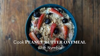 Cooking Robot makes Peanut Butter Oatmeal | Nymble | #NationalPeanutButterLoversDay screenshot 4