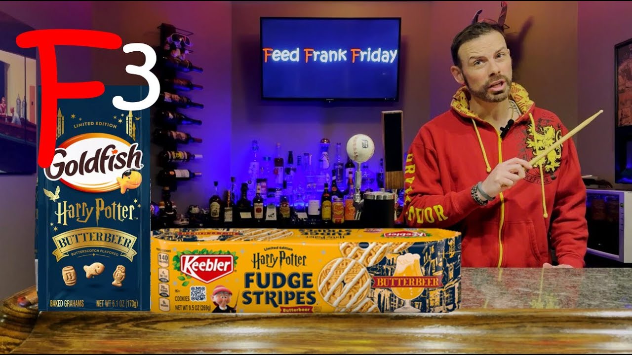 Feed Frank Friday - Episode 172 - Butterbeer Goldfish & Fudge Stripes