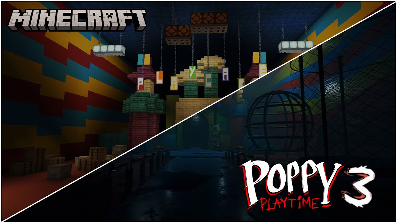 Карта poppy playtime 3 в minecraft