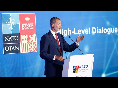 Felipe VI plantea que España sea el nexo de la OTAN con América Latina y África