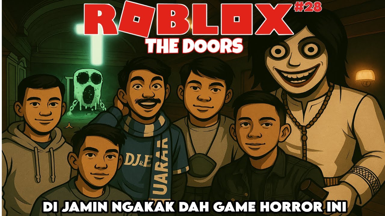 Nonton Video Game Horror Ini Di Jamin Ngakak Sepanjang Video Wkwk  - Doors | ROBLOX INDONESIA #28
