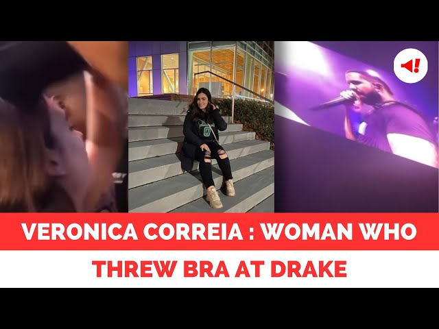Who is Veronica Correia? Portuguese Fan Threw 36G Bra at Drake During It's  All A Blur Concert 