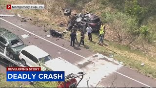 2 dead after crash involving SUV, truck on Route 202 in Montgomery County