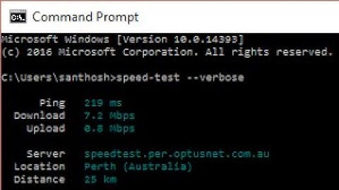 Test your internet speed in Windows 10 using the command (CLI) || Microsoft | AIMS