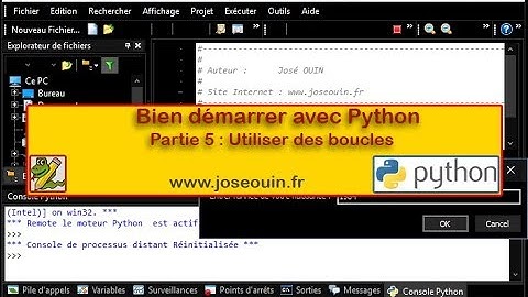 Bien démarrer avec Python - Partie 5 : Utiliser des boucles