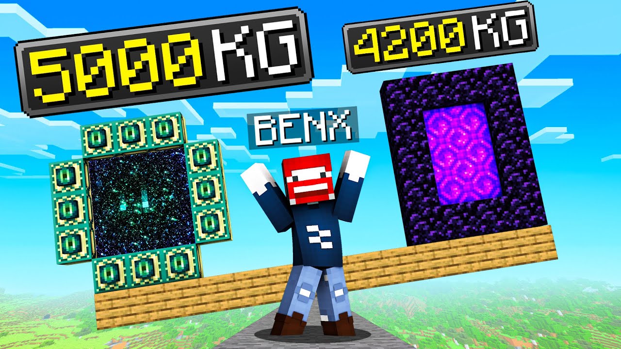 WAS WIEGT MEHR? RICHTIGE ANTWORT gibt BEDROCK AUSRÜSTUNG! Minecraft