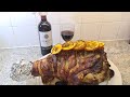Colombian Oris Roasted Pork Leg Jamon de cerdo asado al Oris.