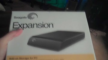 Unboxing Video- Seagate 2TB External Hard Drive