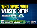 Who Owns Your Website Data? Google Search Console Audit: Verify GSC Ownership & Permissions Now!