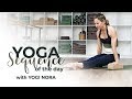Yoga sequence of the day with yogi nora