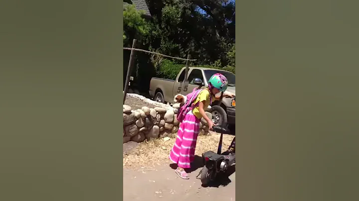 Kailey and Brodie Playing in the street