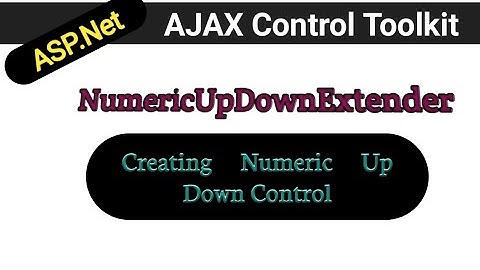 NumericUpDownExtender in asp.net  | AJAX Control toolkit tutorials in hindi | ASP.Net in hindi
