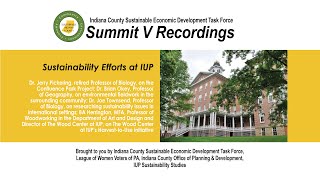 Sustainability Efforts at IUP screenshot 2