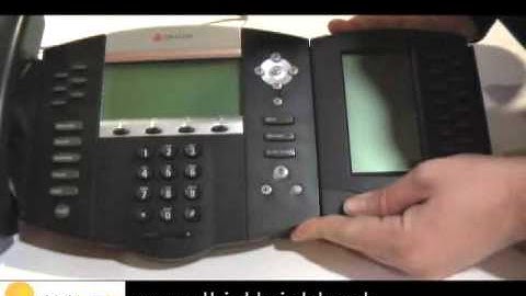 Installing An Attendant Console With Polycom 650
