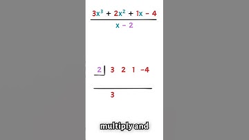 Do You Know Synthetic Division?  #maths #mathematics #math #algebra #algerbatricks