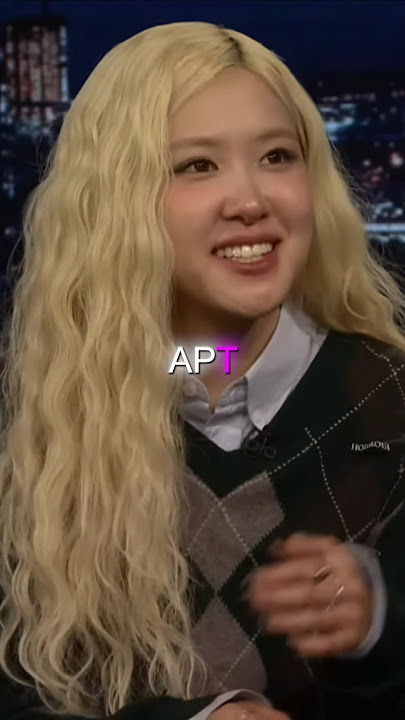 ROSE explains the meaning of APT ❤️🔥