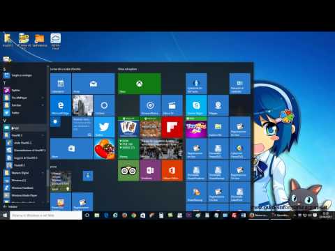 Windows 10 - GUIDA 02 / nuovo pulsante start