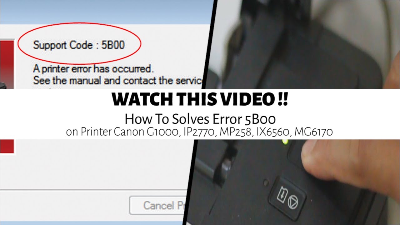 canon pixma ip2770 error 5b00 software