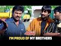 Annayya Movie Scenes | I'm Proud of My Brothers | Chiranjeevi, Soundarya, Ravi Teja, Venkat