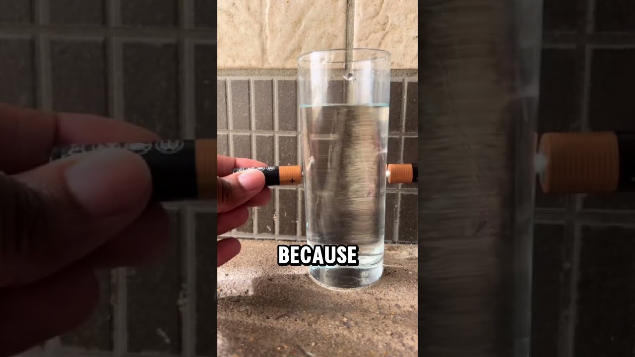 How The Water Battery Tornado Experiment Works Explained In Physics 