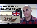 US Marine reacts to Royal Navy Clearance Divers