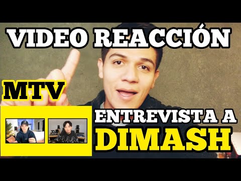 VIDEO REACCIÓN ENTREVISTA CON DIMASH EN MTV!! 😃