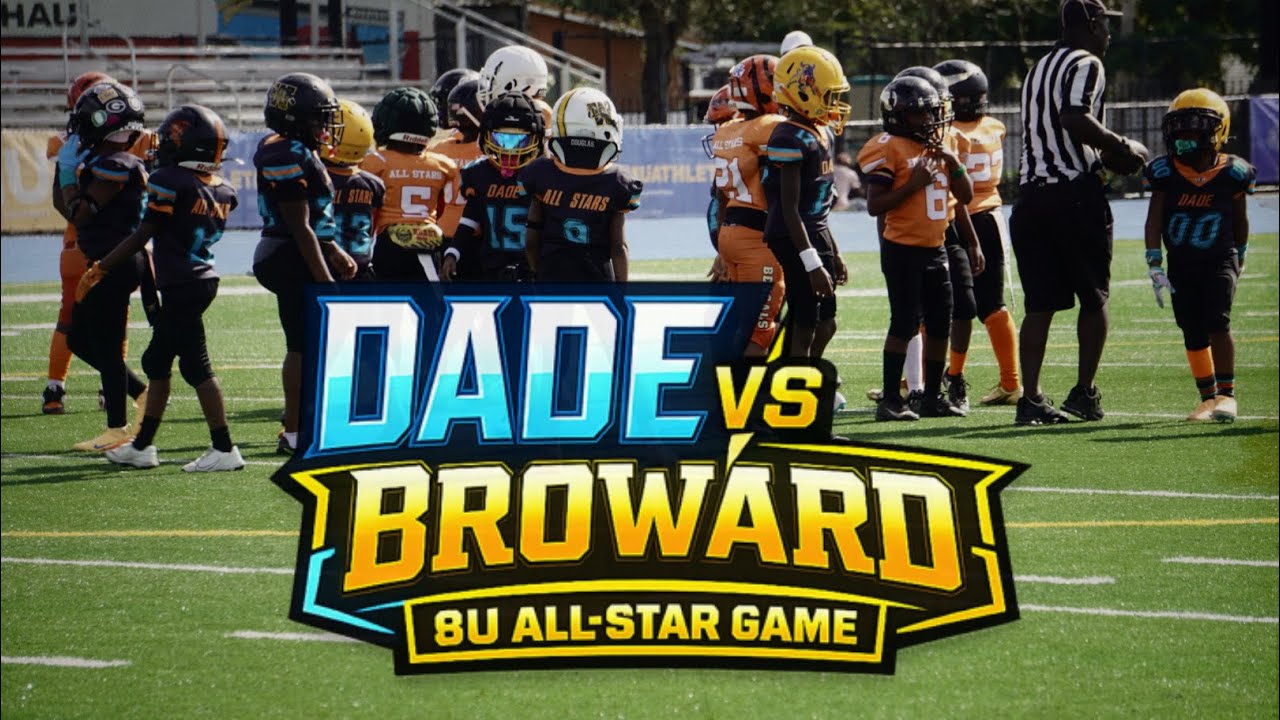 8U DADE vs BROWARD ALL-STAR GAME | DOWN TO THE LAST PLAY 😮‍💨🏈