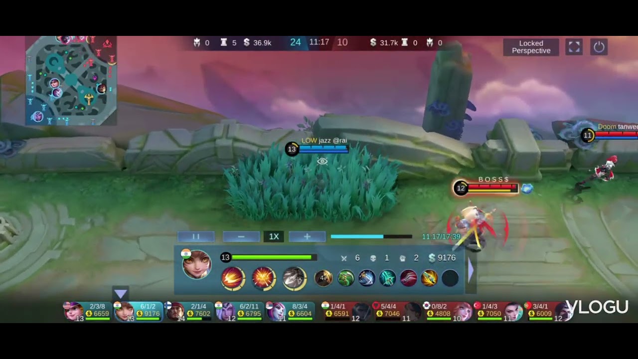 First game play with wanwan critical damage and MVP