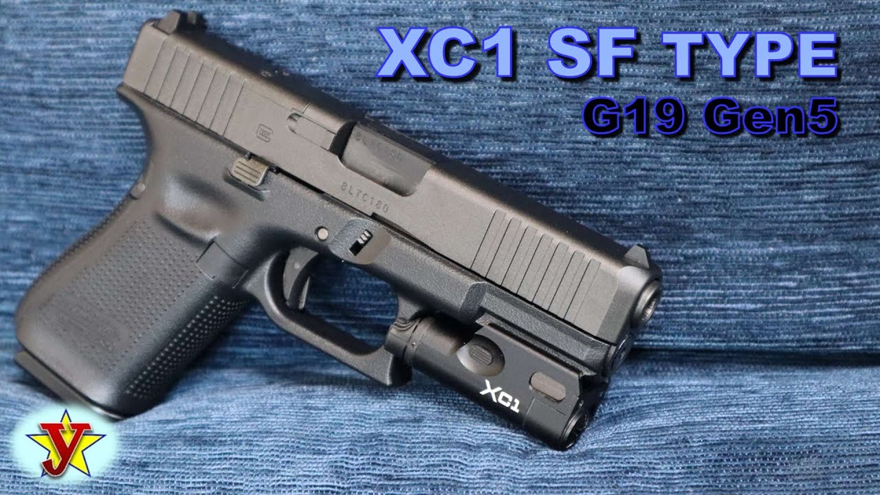 XC1 SF タイプ ウェポンライトを GLOCK19 Gen5 MOS（東京マルイ） へ