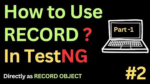 Ontgrendel NU de kracht van Java-records in TestNG | Deel 1