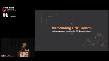 SREcon17 Americas - DNSControl: A DSL for DNS as Code from StackOverflow.com