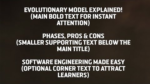 Evolutionary Model in Software Engineering | Phases, Advantages & Disadvantages Explained