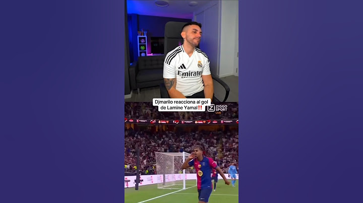 La reacción de Djmario al golazo de Lamine Yamal en la final de la Supercopa de España vs Madrid