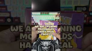 Pokemon MCDonalds Happy Meal Limited Edition. Pack opening! #pokemon #pokemoncards #mcdohappymeal