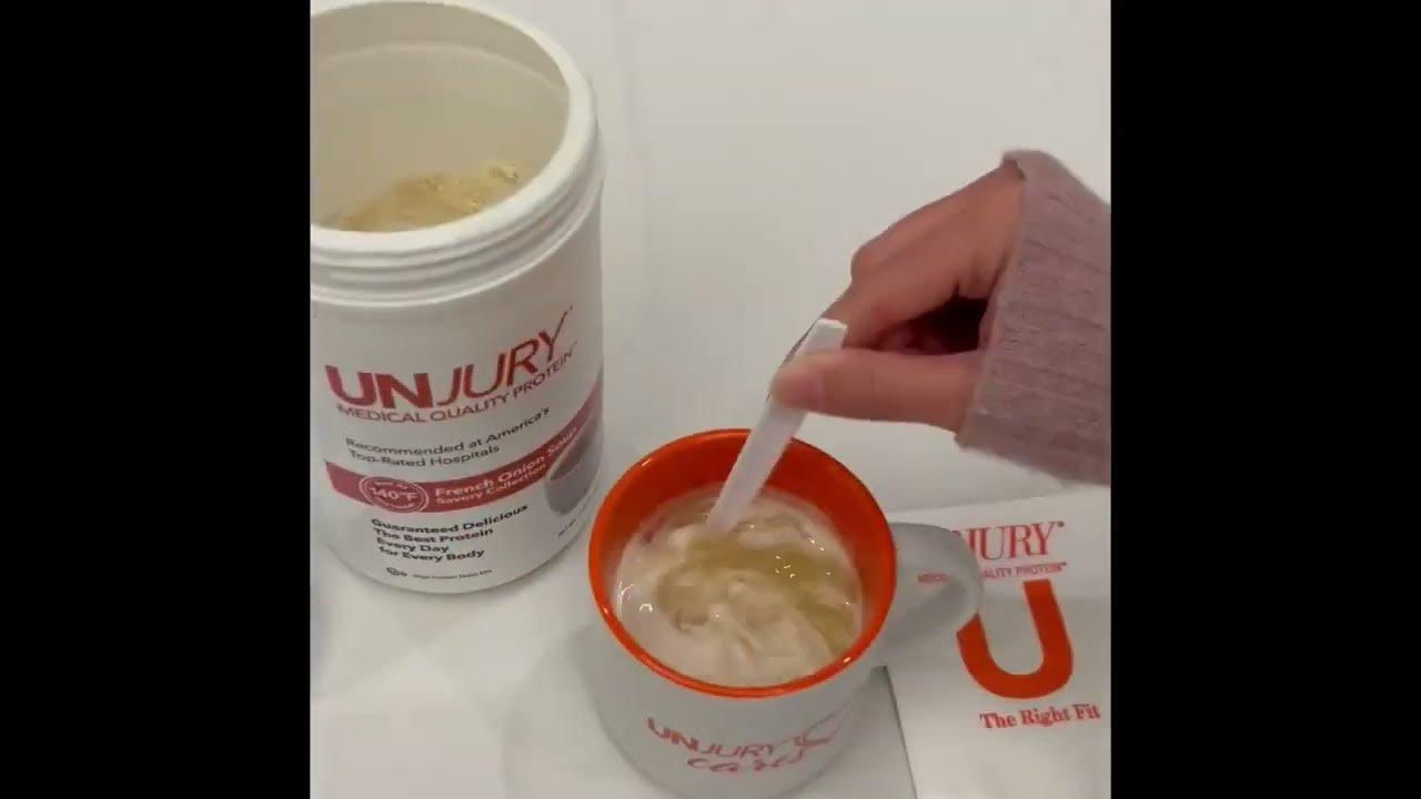 How to Make UNJURY Savory Protein Soup YouTube