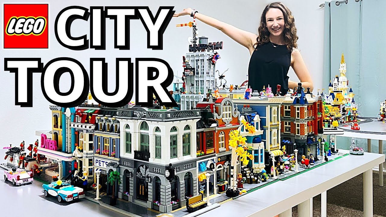 underviser skuffe Ikke nok Check out my NEW LEGO CITY! Full Tour & Layout - YouTube