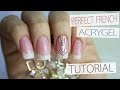 How to: French PolyGel Nails Tutorial | Reffil French Nails Professionally