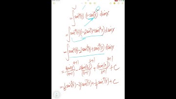 2nd way: trig  integral sin^4(x) cos^5(x) dx