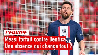 Messi forfait pour PSG-Benfica : Une absence qui change tout ?