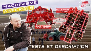 Hermeler : des machines pour la culture sur butte (asperges, fraises,...)