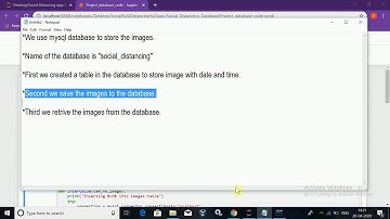 Team No 59: Social Distancing Detector - CMREC-IDEATHON 2020